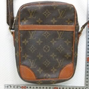 Auth Louis Vuitton Mini Crossbody Monogram Pochette Marly Bandouliere Brown Tan